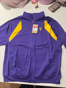 Nike Kobe Full-Zip Track Jacket Purple Gold size large