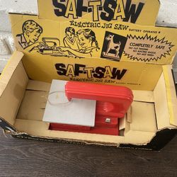 Vintage Saf T Saw Toy 
