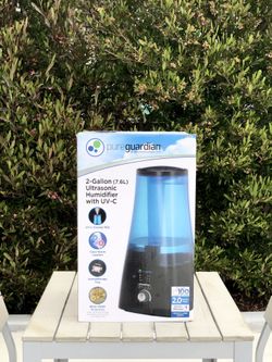 PureGaurdian 2gal Ultrasonic Humidifier UV-C