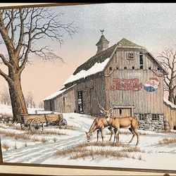 Pepsi Cola painting by C. Carson