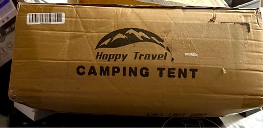 Happy Travel 4-Person Waterproof Camping Tent - New Sealed