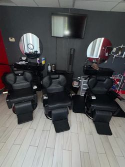 Barber chairs available $125 each!