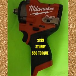 🐦‍🔥 MILWAUKEE STUBBY 550 TORQUE RACHET 