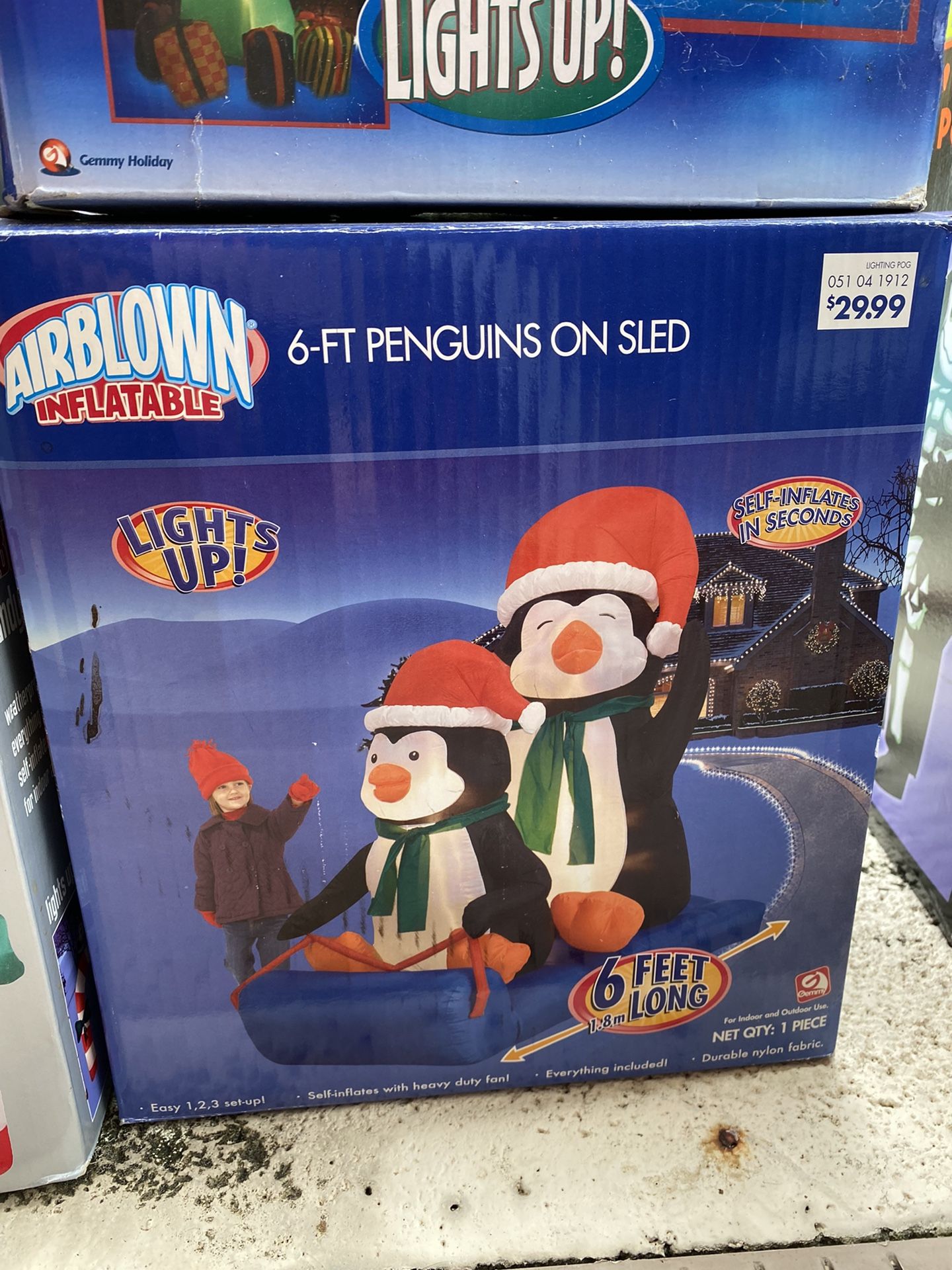 Christmas Blow Up Penguin 