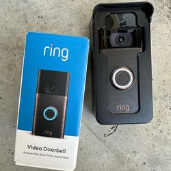 Ring Doorbell Camera with Attachment Case