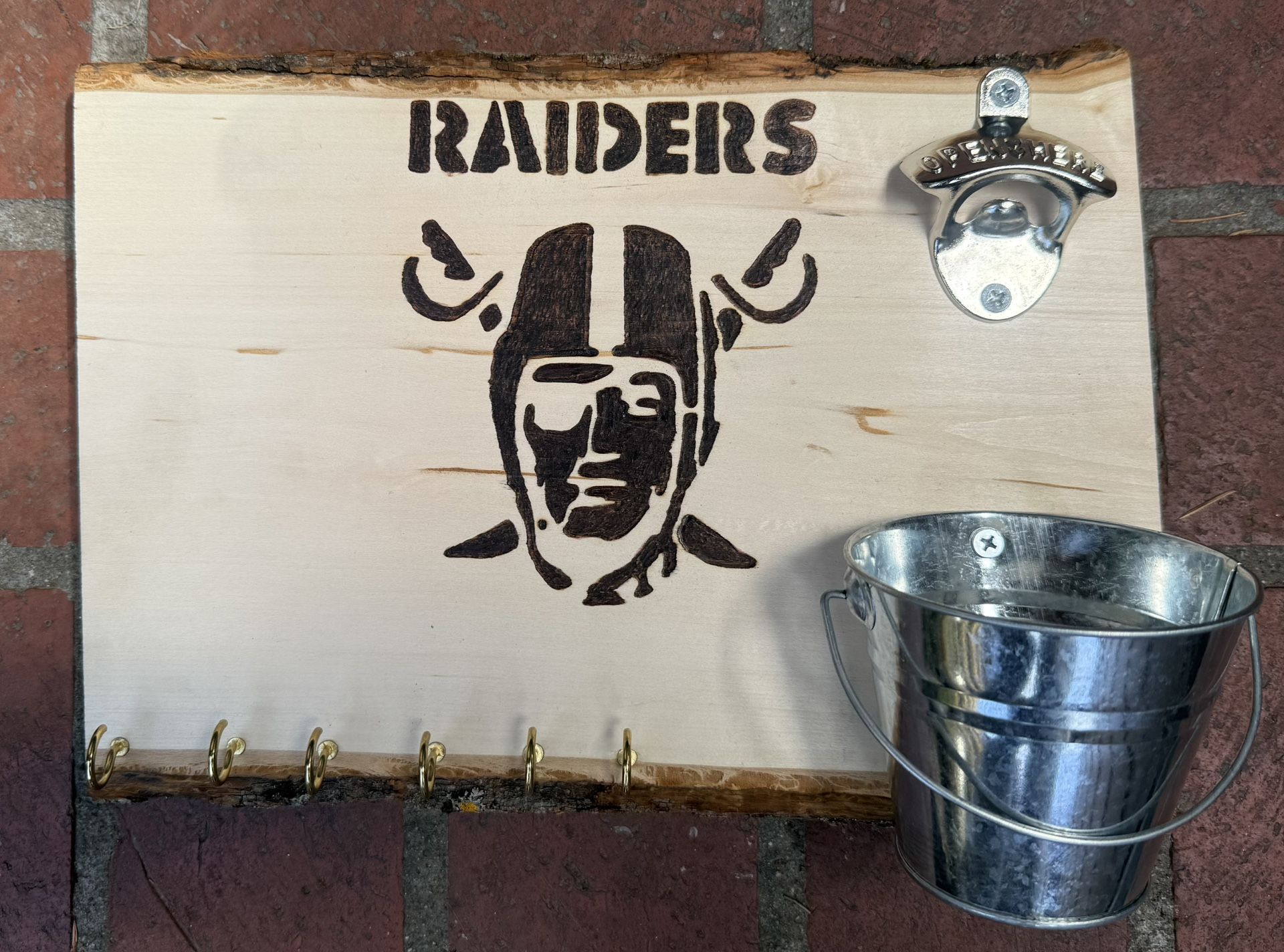 Raiders Keyholder / Bottle Opener