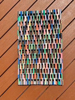 Flip-flop door mat