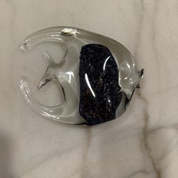 Murano glass angelfish