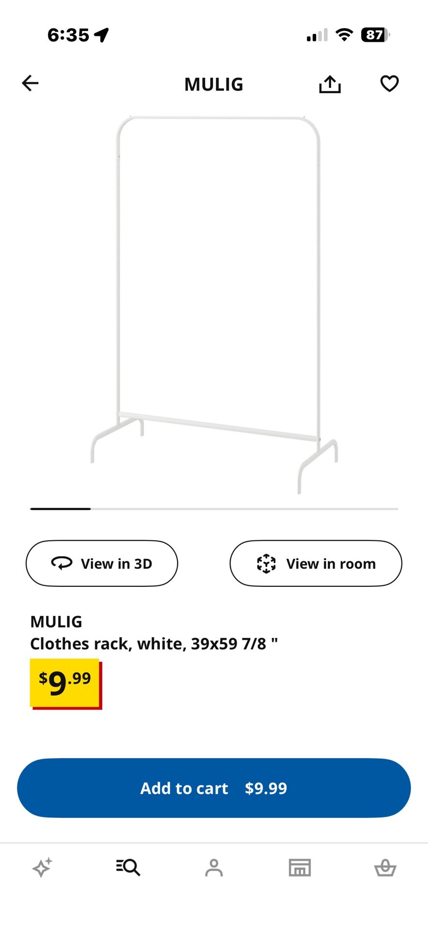 IKEA Clothing Rack 