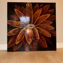 big flower painting