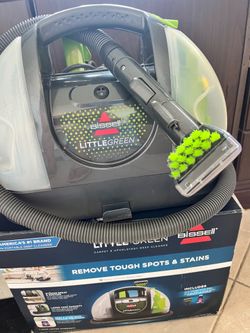Small portable carpet cleaner