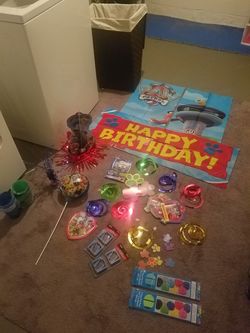 Paw patrol party supplies
