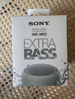 SONY wireless speaker srs-xb12