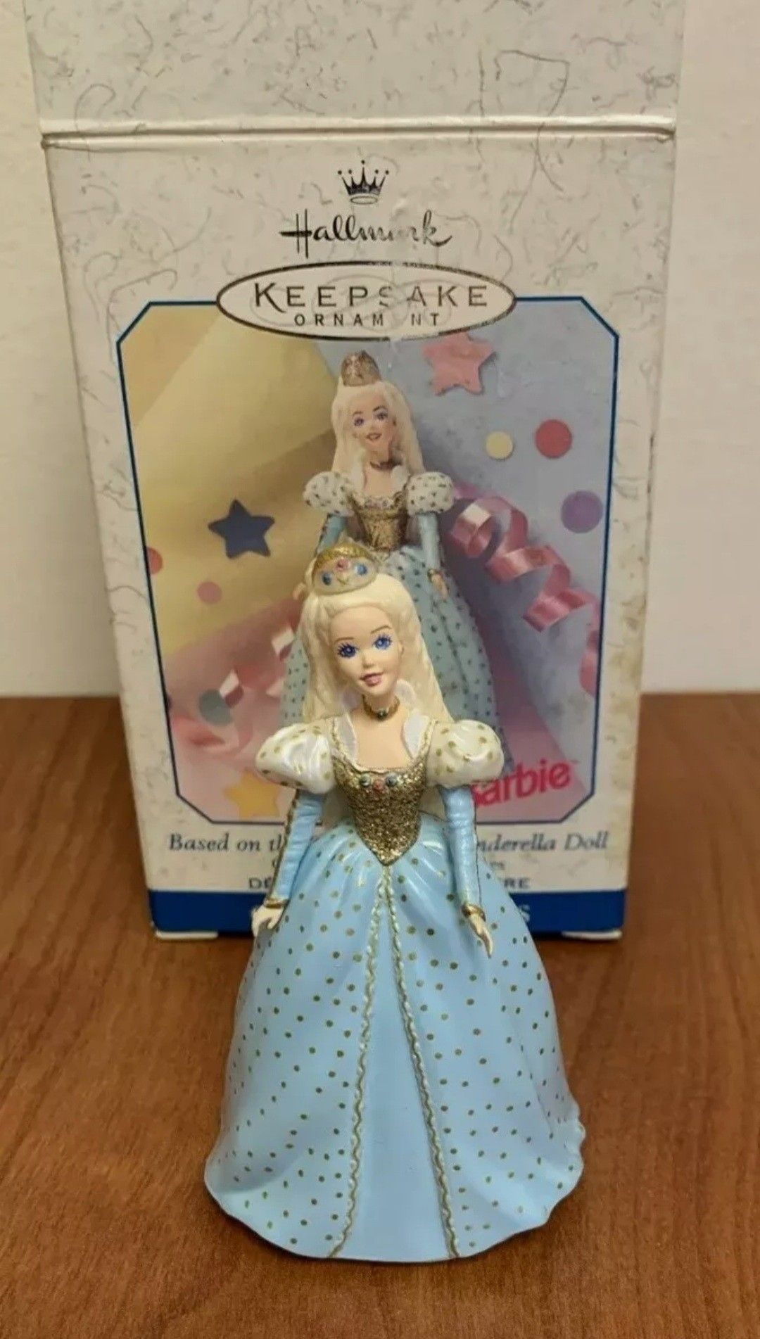 Hallmark Ornament 1999 BARBIE as Cinderella Doll #3 Children's Collector Series