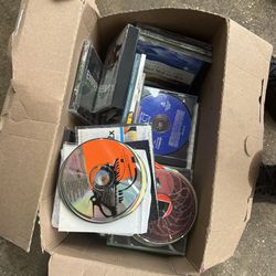 Box Of Vintage And Not So Nice CDs