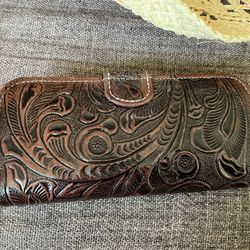 Beautiful Women’s Western Leather Wallet 