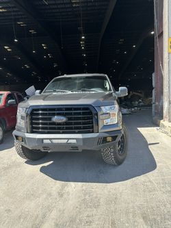 F150 15-17 gloss black grill without emblem