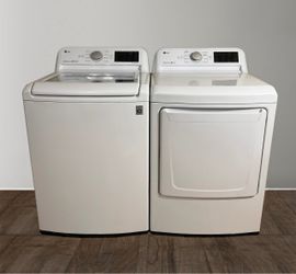 LG washer and gas dryer