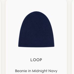 loop cashmere + Wool Beanie. One size.