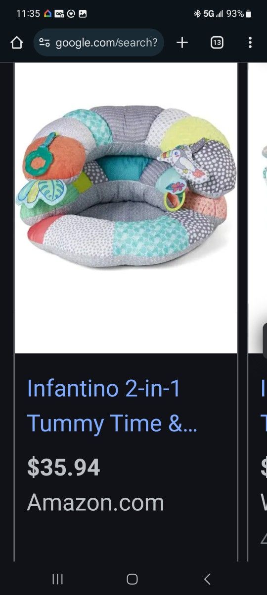 Baby Tummy Time And Seated Support