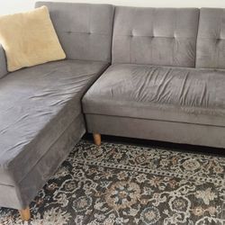 Small Grey Sectional Sofa