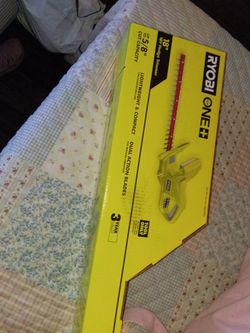 Ryobi ONE+ 18V 18” Hedge Trimmer – Like New