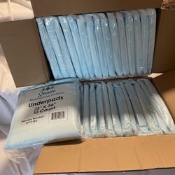 30 Packages Of 10 Count Under Pads Puppy Pads