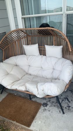 Double egg chair
