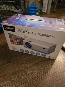 New GPX All in One Projector and Screen