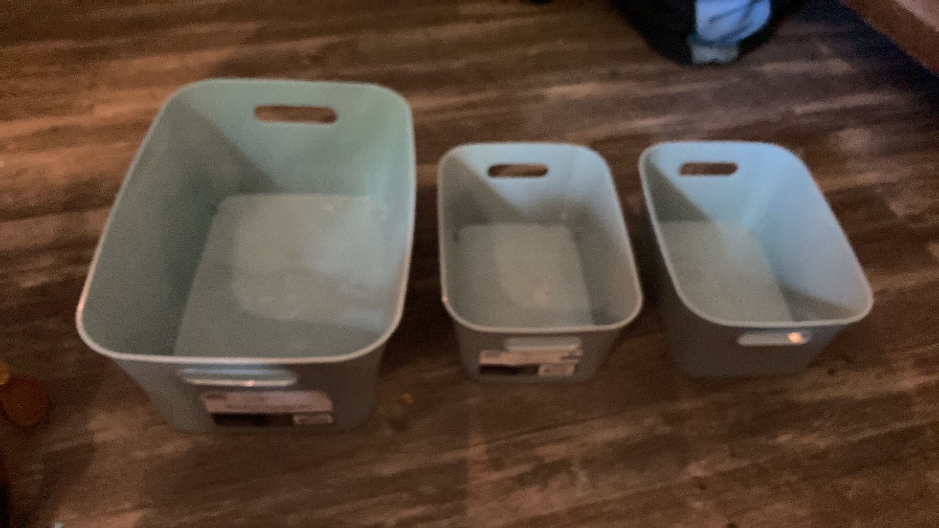 Storage Containers Three   1 Medium To Small