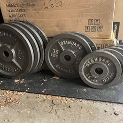 350lb Set 2 Inch Weight plates