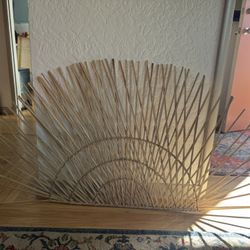 Rattan wall art