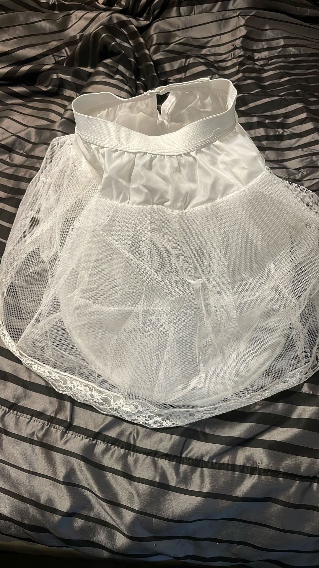 Crinolina Blanca Para Vestido De Niña Talla 3 Nueva