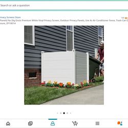 White Vinyl Privacy Fence