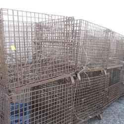 Collapsible Steel Wire Container- Stackable