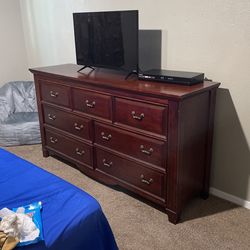 Room Set Up 2 Side Bed Drawers And 1 Vanity