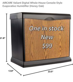 😀 AIRCARE Valiant Digital Whole-House Console-Style Evaporative Humidifier (Honey Oak)