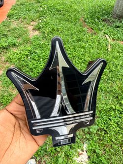 maserati grill radar cover trident emblem
