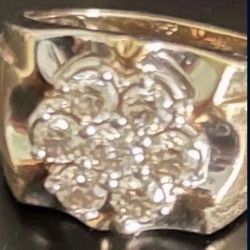 Diamond Cluster Ring 