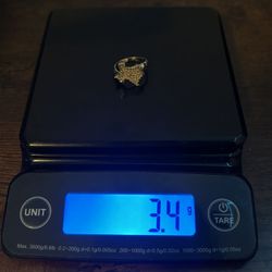 10k texas nugget ring  READ DESCRIPTION 