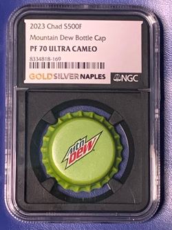 Mt Dew Silver Bottle Cap
