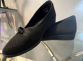 Skechers Black Slip Air Cooled Memory Foam