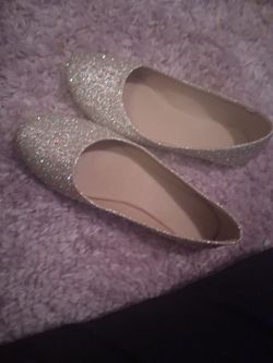 Dream Pairs Sparkly Rhinestone Ballet Flats - Silver/Gold