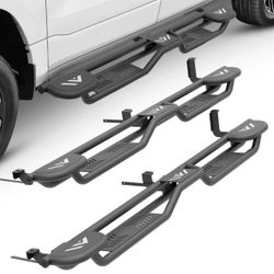 3-Raised Steps Running Boards For 1(contact info removed) Silverado & Sierra 1500 Extended Cab