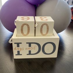 Count down Blocks (wedding)
