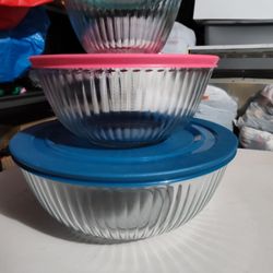 Pyrex Glass Storage Set $20