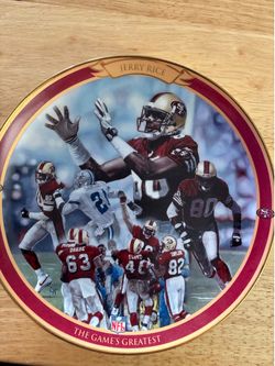 Jerry Rice 1997 collection plate