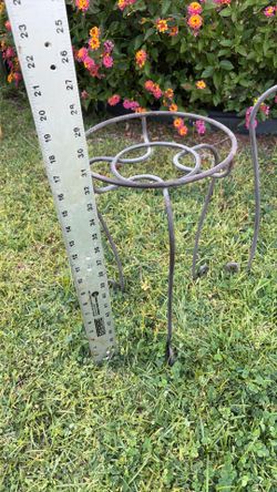 2 Metal Plant Stands matching style