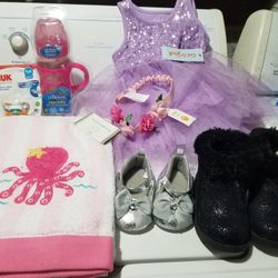 New and Gently Worn Baby Girl Clothing 