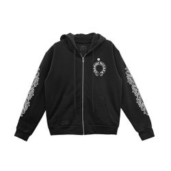 Chrome Hearts Zip Up Hoodie Size L